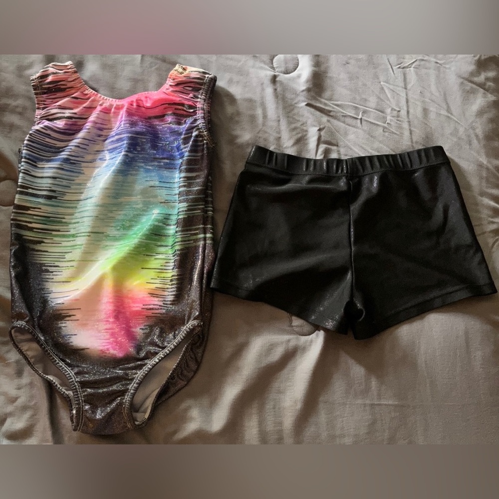 Girls Leotard Small (5-6) Matching Set